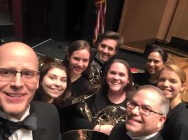 Horn section selfie!